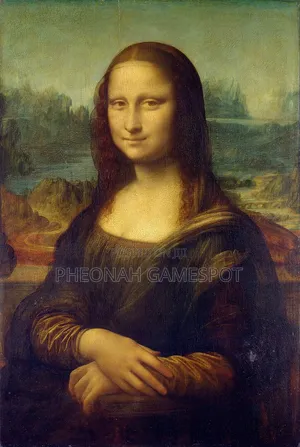 Replica of Mona Lisa Painting by Leonardo Da Vinci. Ugandan Duplicate