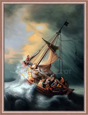 Replica of the Storm on the Sea of Galilee Painting by Rembrandt