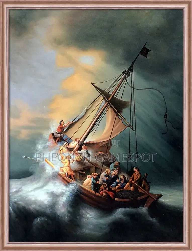 Replica of the Storm on the Sea of Galilee Painting by Rembrandt