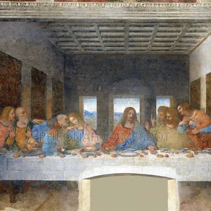 Replica of the Last Supper Painting Mural by Leonardo Da Vinci