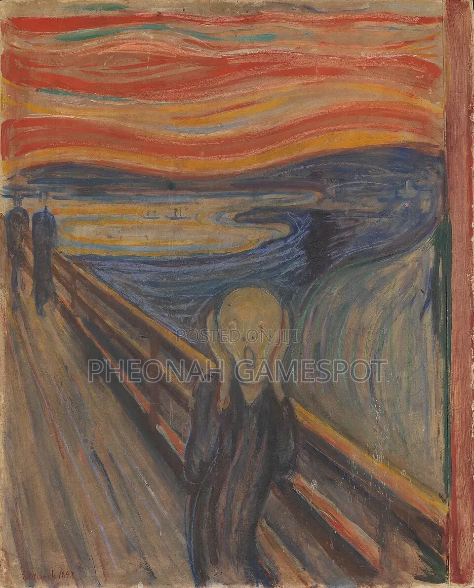 Replica of the Scream Painting by Edvard Munch Ugandan Duplicate
