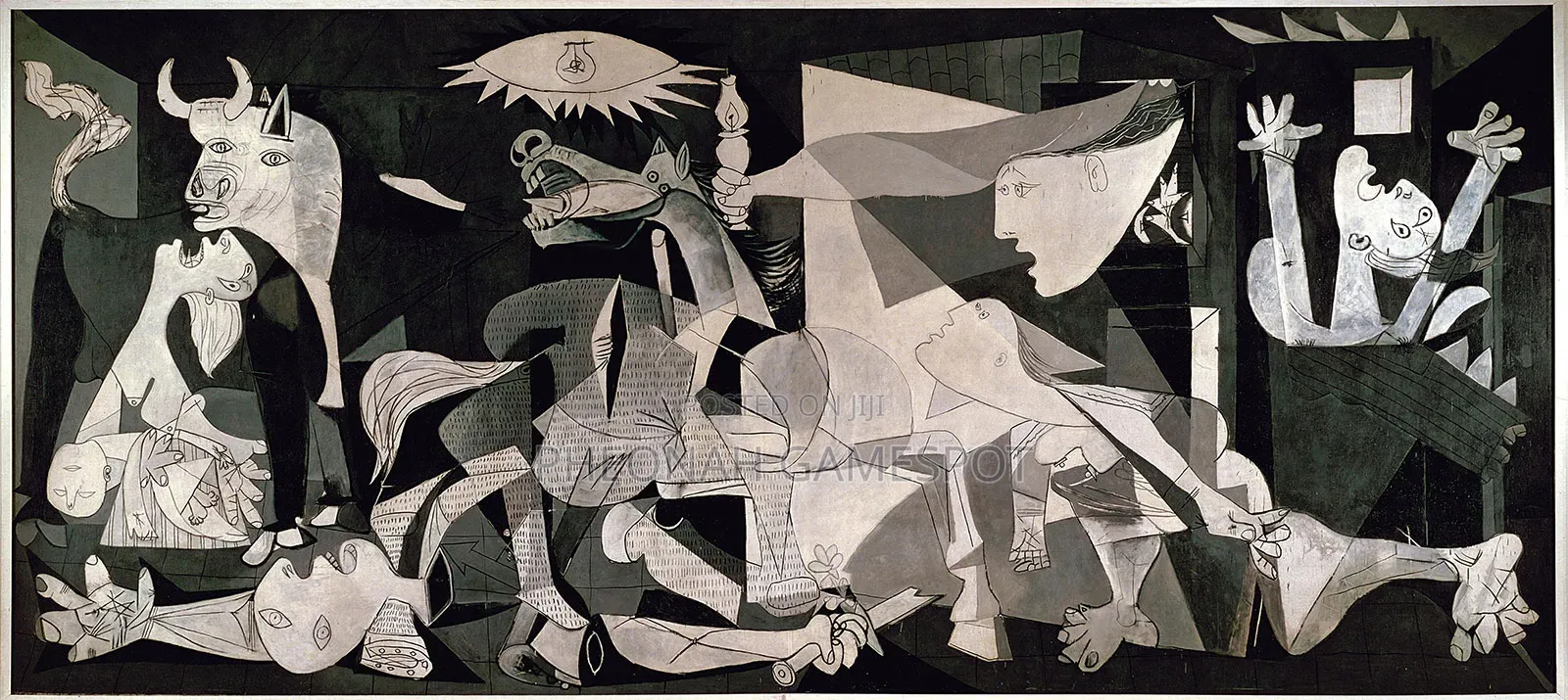 Replica of Guernica Painting by Pablo Picasso. Ugandan Duplicate