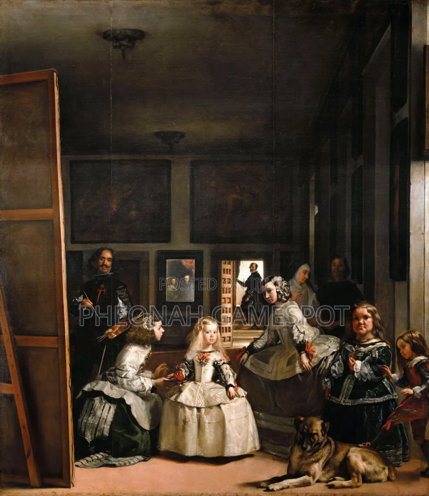 Replica of Las Meninas Painting by Diego Velázquez. Ugandan Duplicate