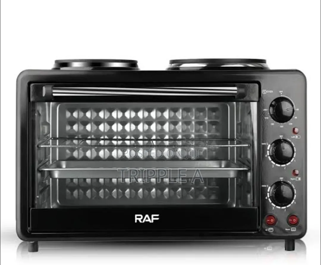 Original Raf 40l Mini Oven and Double Hot Plates