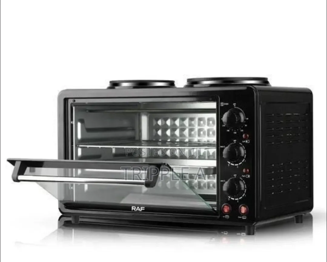 Original Raf 40l Mini Oven and Double Hot Plates