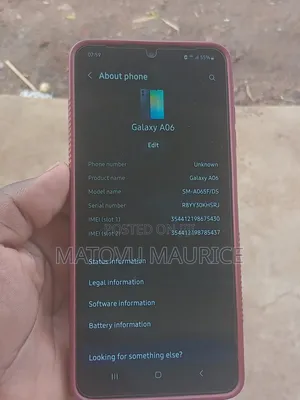Samsung Galaxy A06 64 GB Black