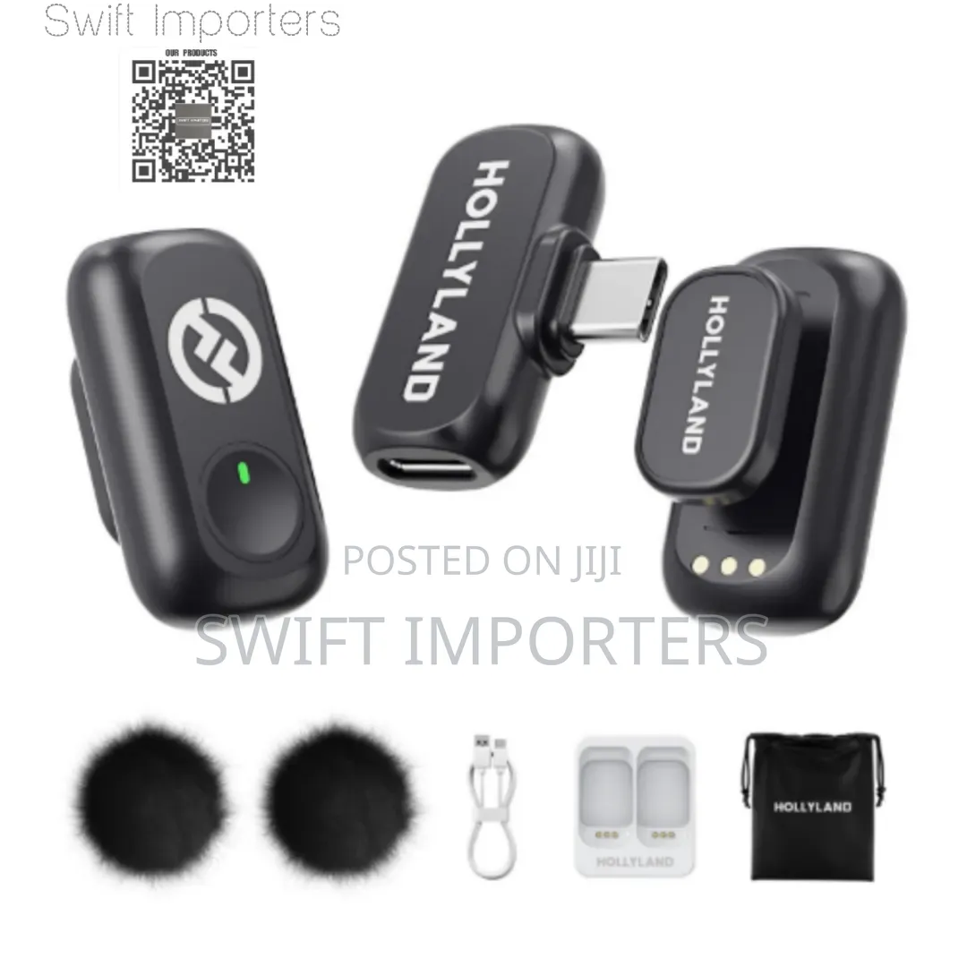 Hollyland Lark A1 Wireless Microphones Active Noise Canceling Lavalier