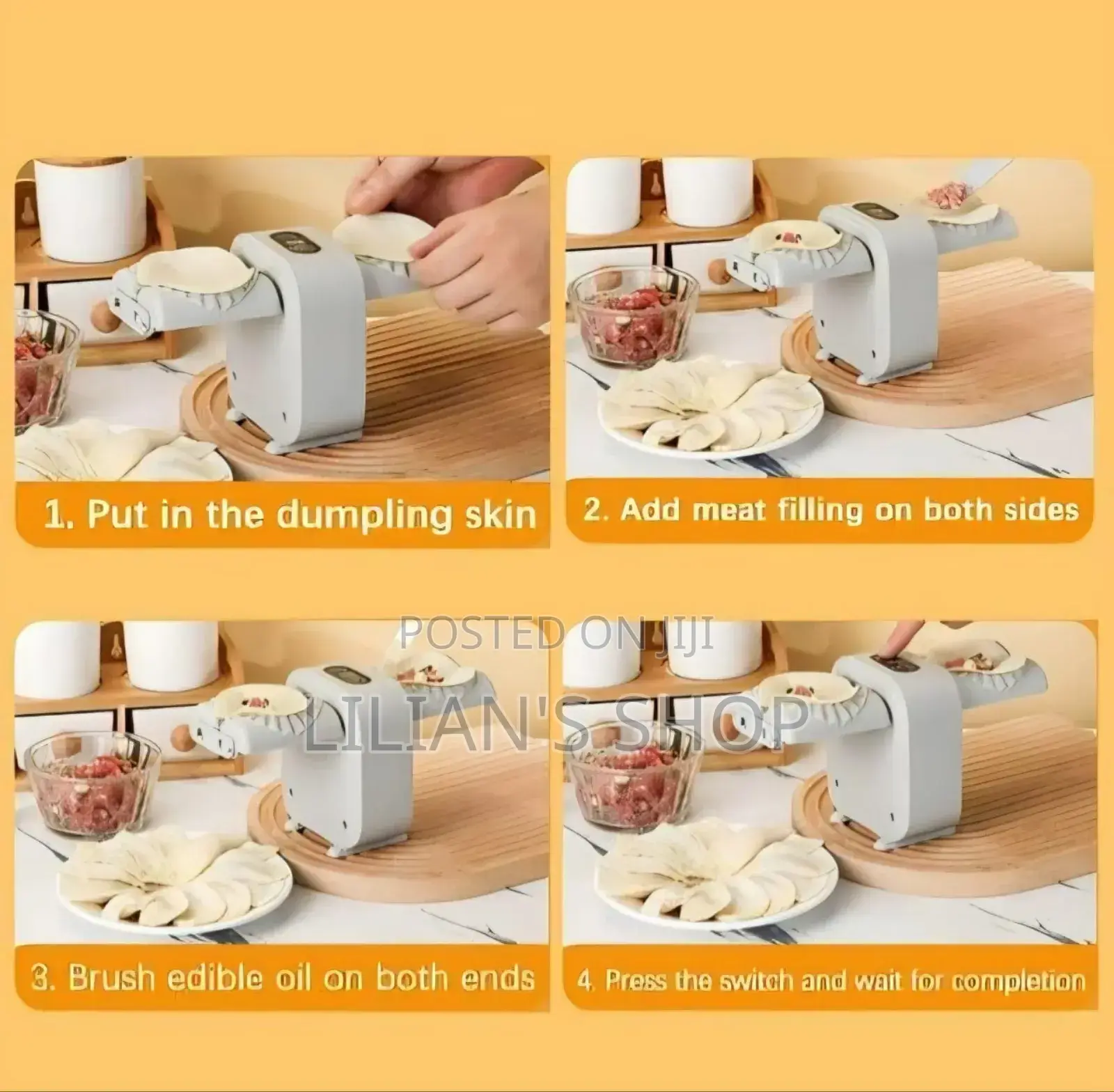 Electric Double Head Dumpling Make.