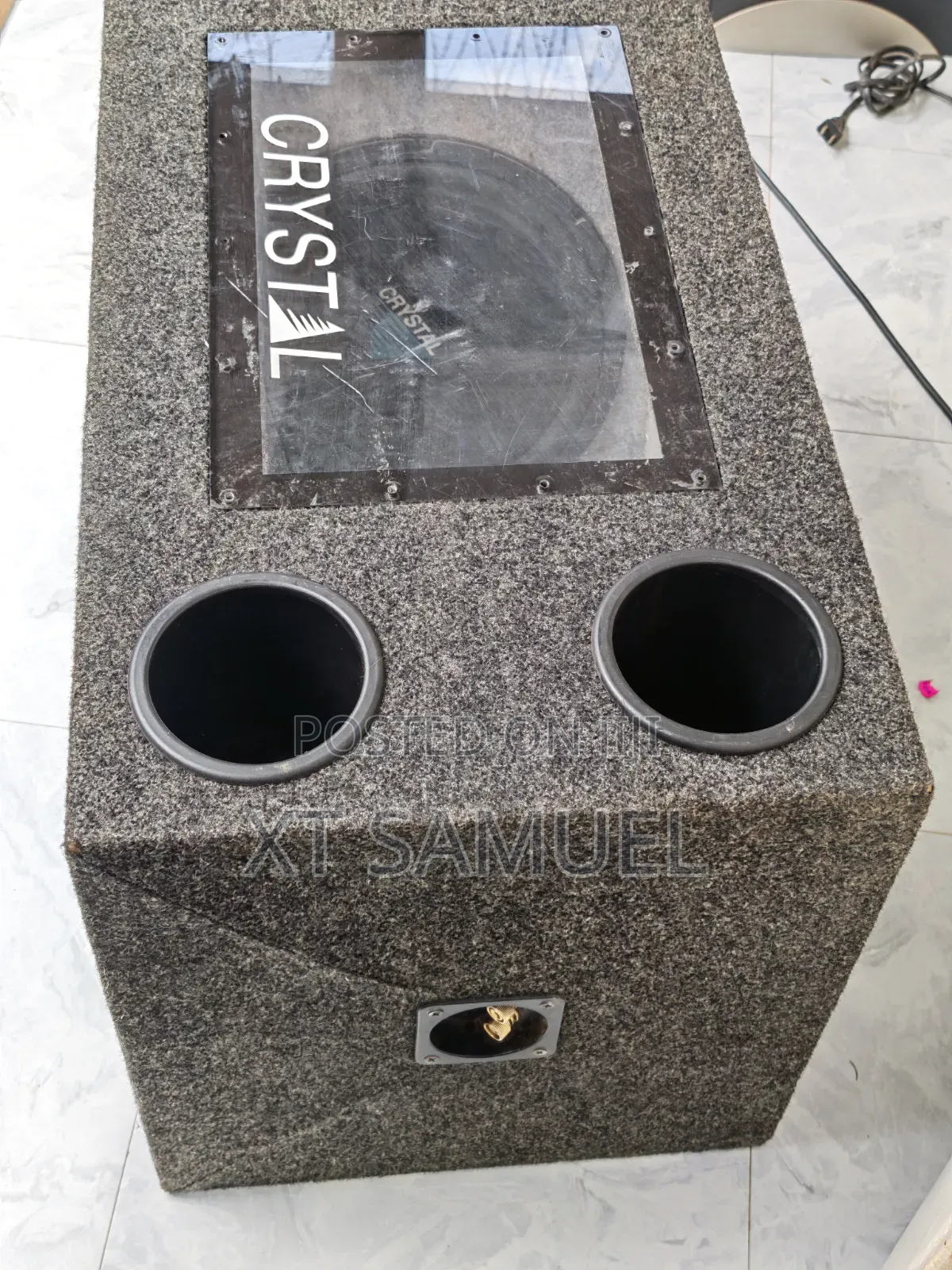 Duo 12" Crystal American Car / Multipurpose Subwoofer, Features Duo