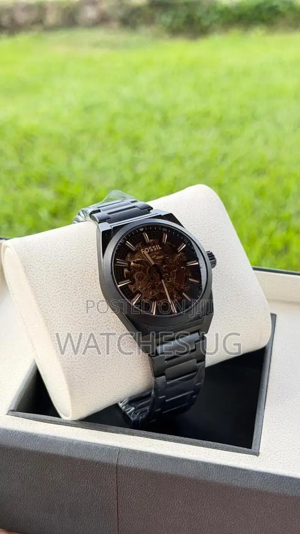 Black Fossil Mechanical Watches