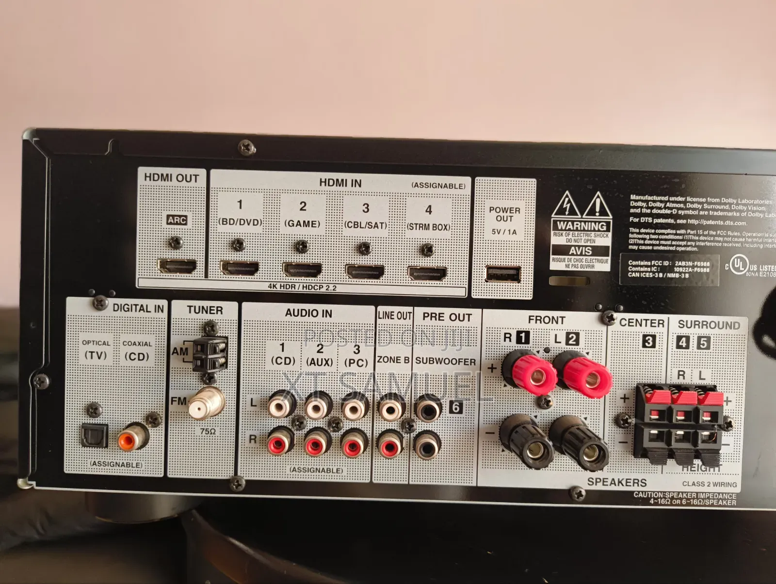 Onkyo Tx-Sr393 ,5.2-Channel a/v Receiver, Bluetooth for Wireless Strea