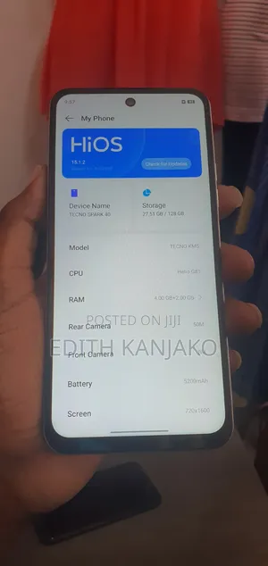 Tecno Spark 40 128 GB White