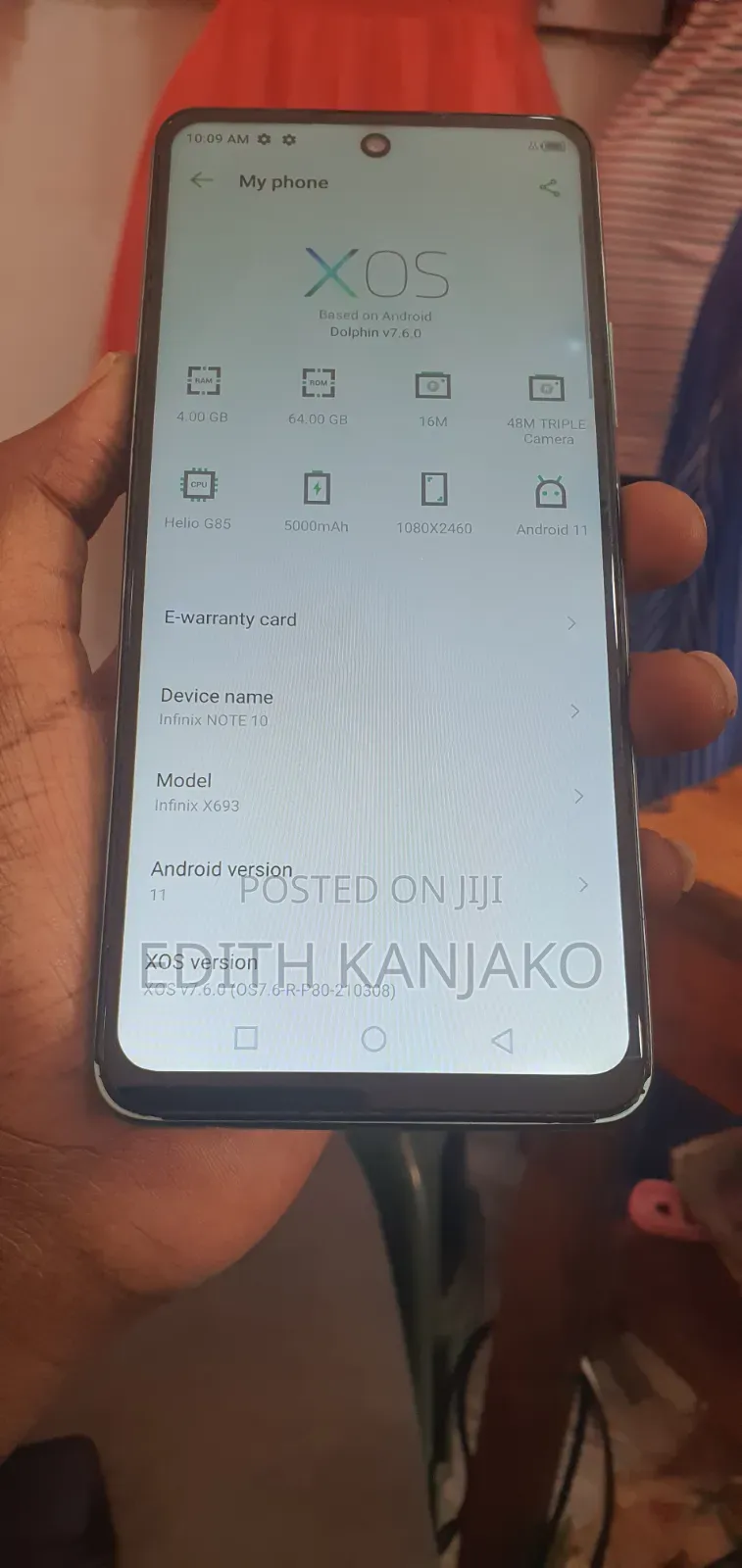 Infinix Note 10 64 GB Green