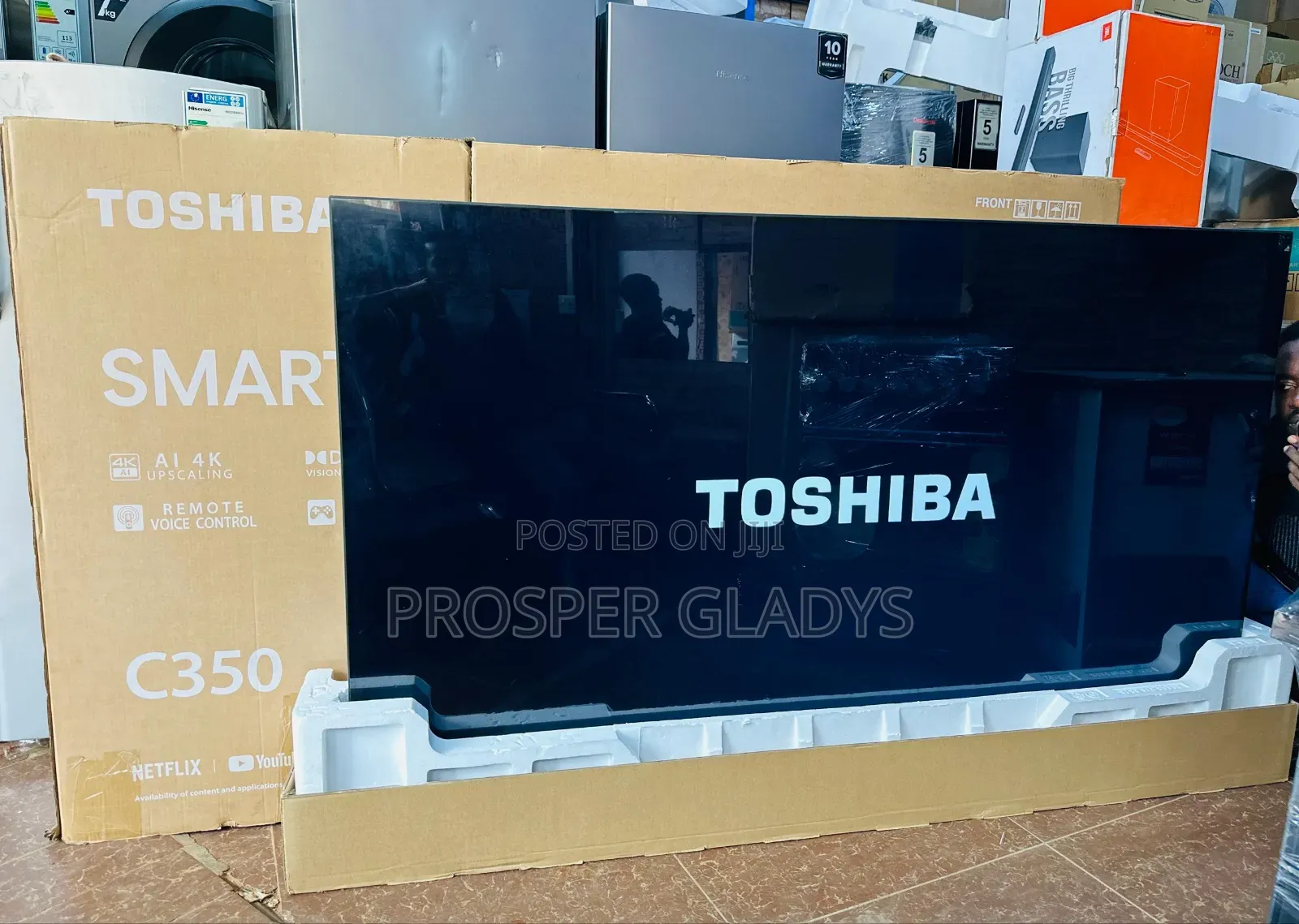 Toshiba 75 Smart Uhd Digital Flat Screen Flameless.