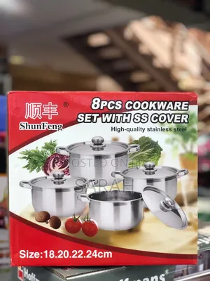 8-Piece Stainless Steel Cookware Set