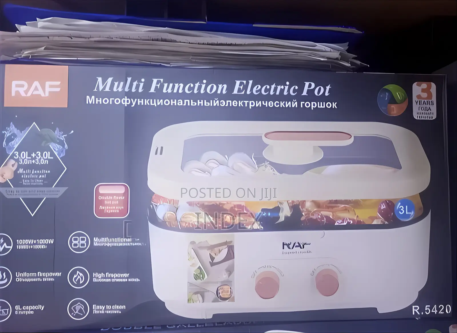6l Raf Multi-Function Electric Pot (Model R.5420)