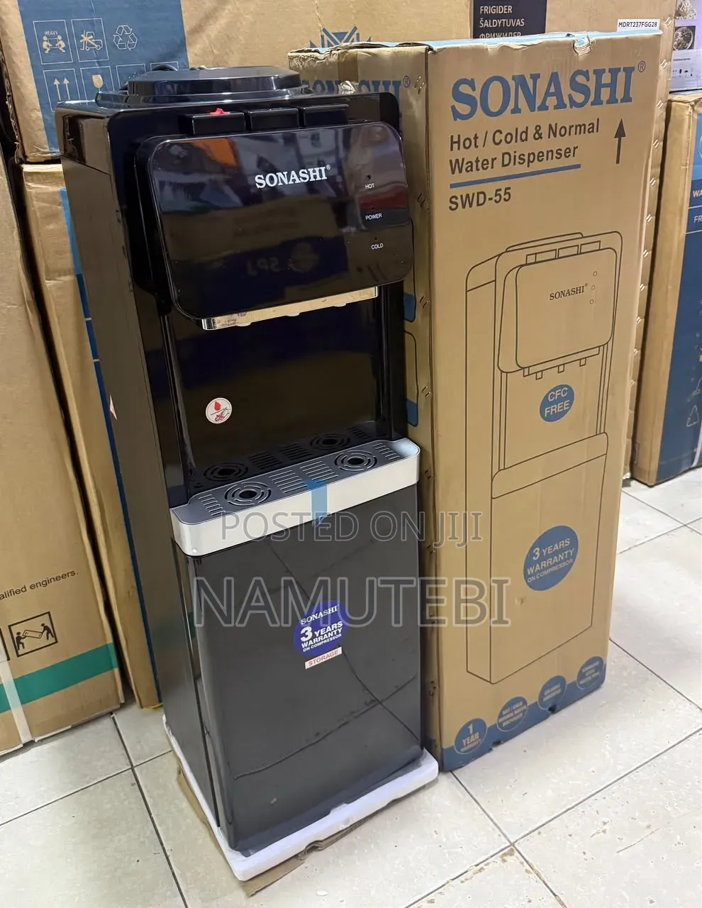 Sonashi 3 Tap Top Loader Water Dispenser