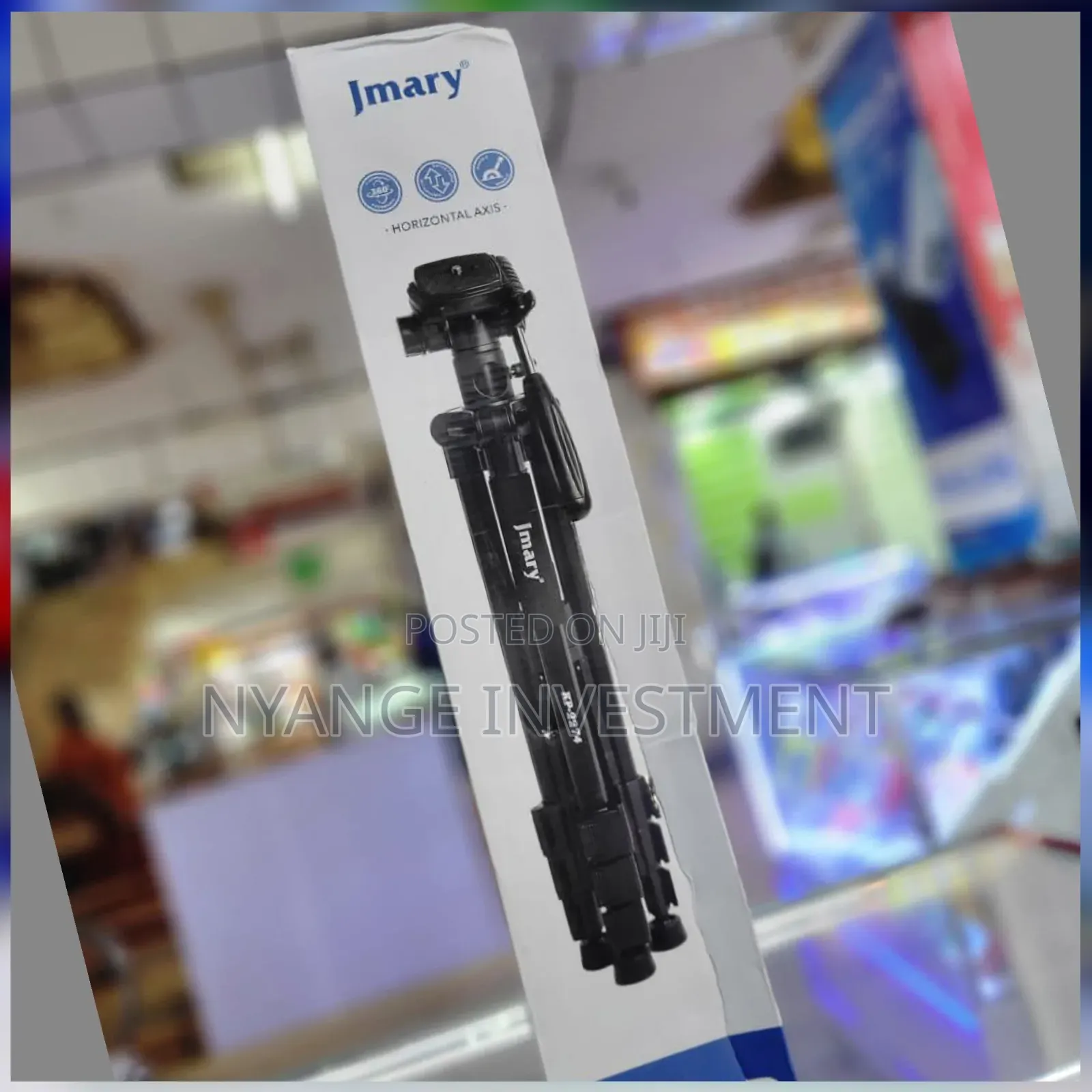 Jmary Kp-2274 Professional Camera Tripod Stand a Black Aluminum Body