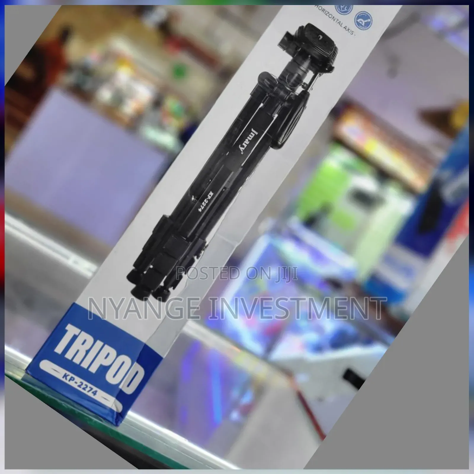 Jmary Kp-2274 Professional Camera Tripod Stand a Black Aluminum Body