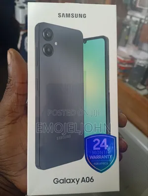 New Samsung Galaxy A06 64 GB Black
