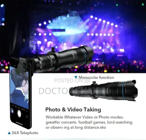36x Telephoto Zoom Lens Kits for Smartphones.