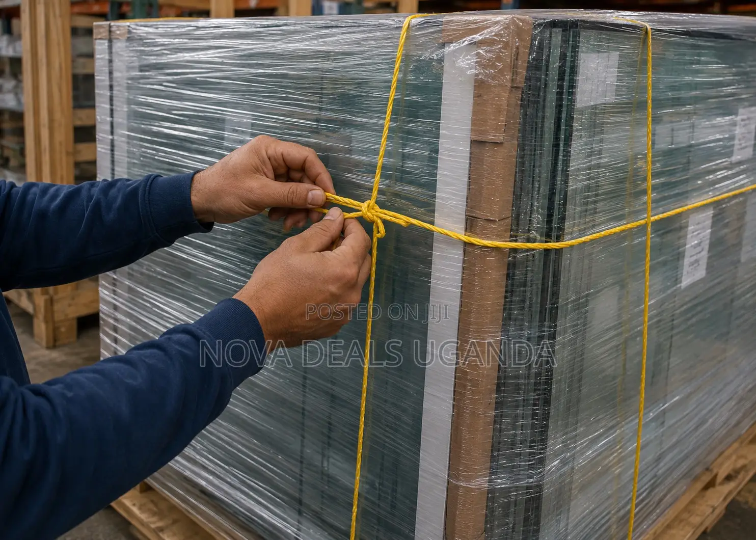 Fuga Ballers Twins 1000m Yellow 2ply Twine 100%Virgin Packaging Rope
