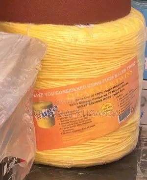 Fuga Ballers Twins 1000m Yellow 2ply Twine 100%Virgin Packaging Rope