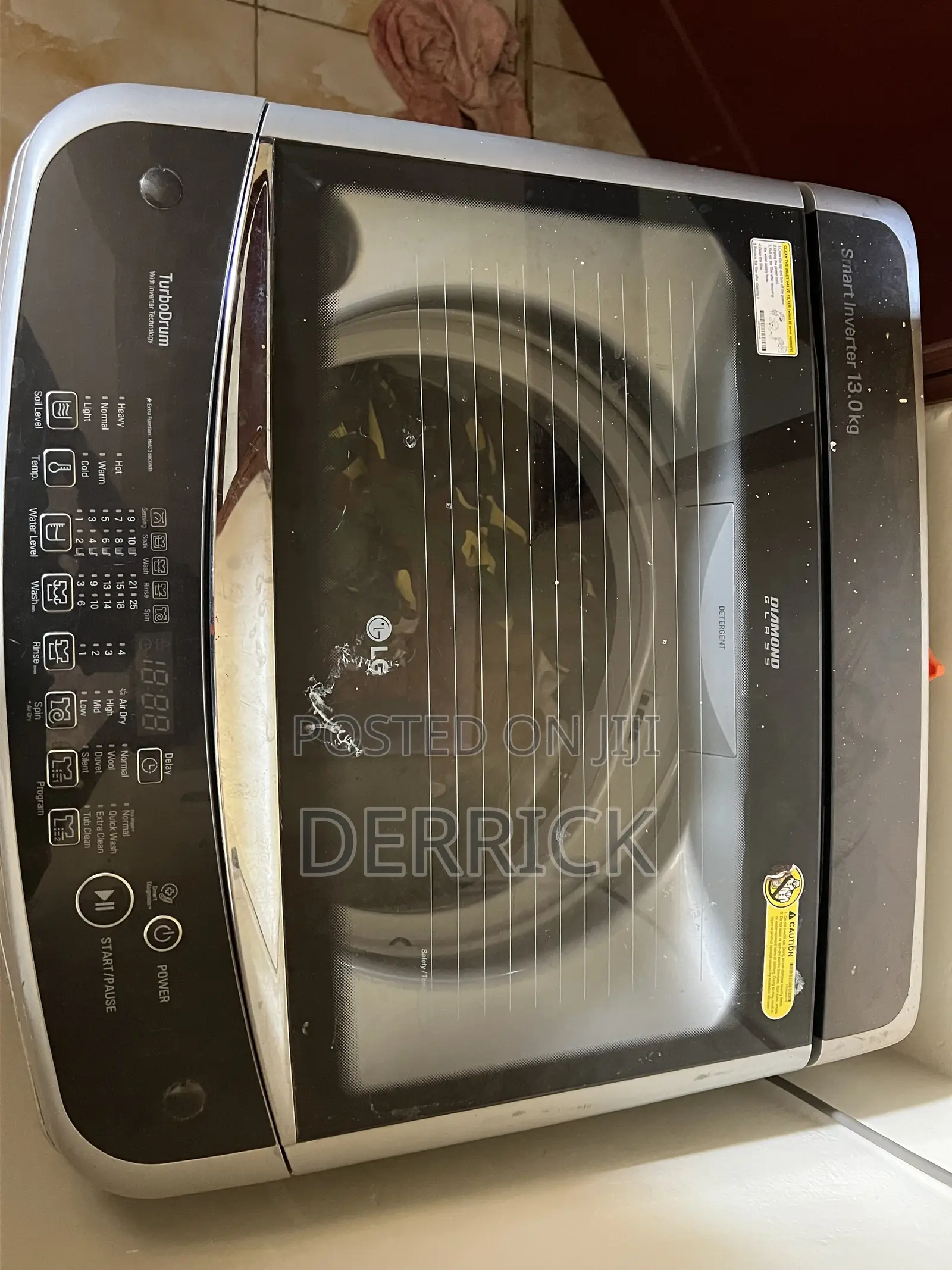 Lg 13kg Top Load Washer, Smart Inverter Motor
