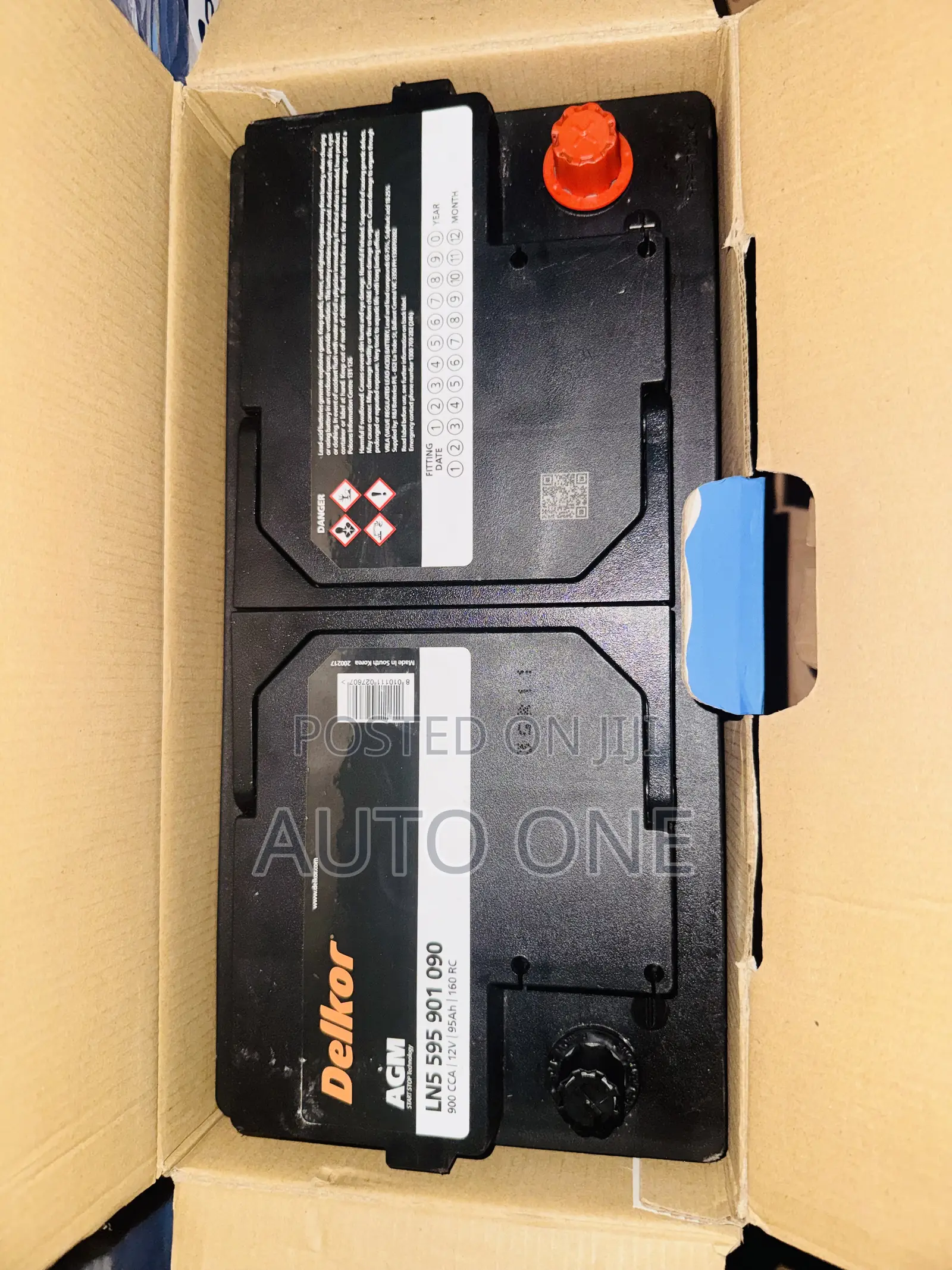 Din95 900cca Agm Battery Start-Stop Technology