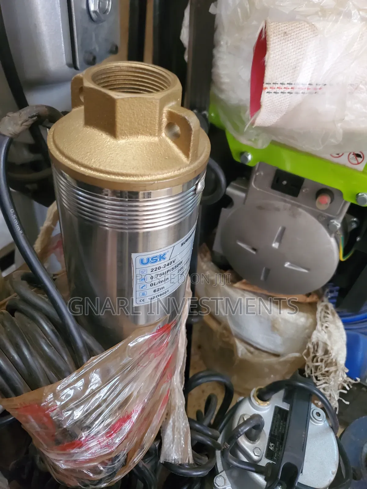 Submersible Deep Well Water Pumps Hmax 17m, 60m, 85m, 119m, 151m