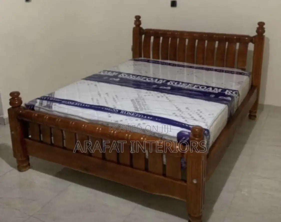 Classic Wooden Double Bed