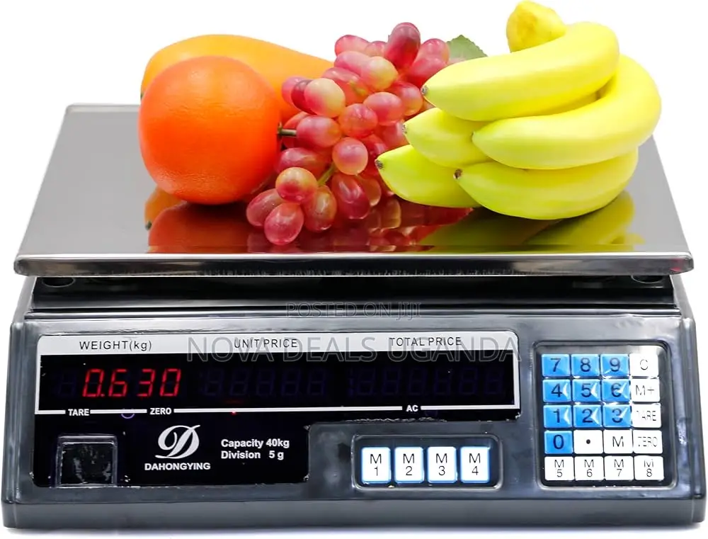 40kg/5g Electronic Price Computing Scale Digital Food Scale With Led