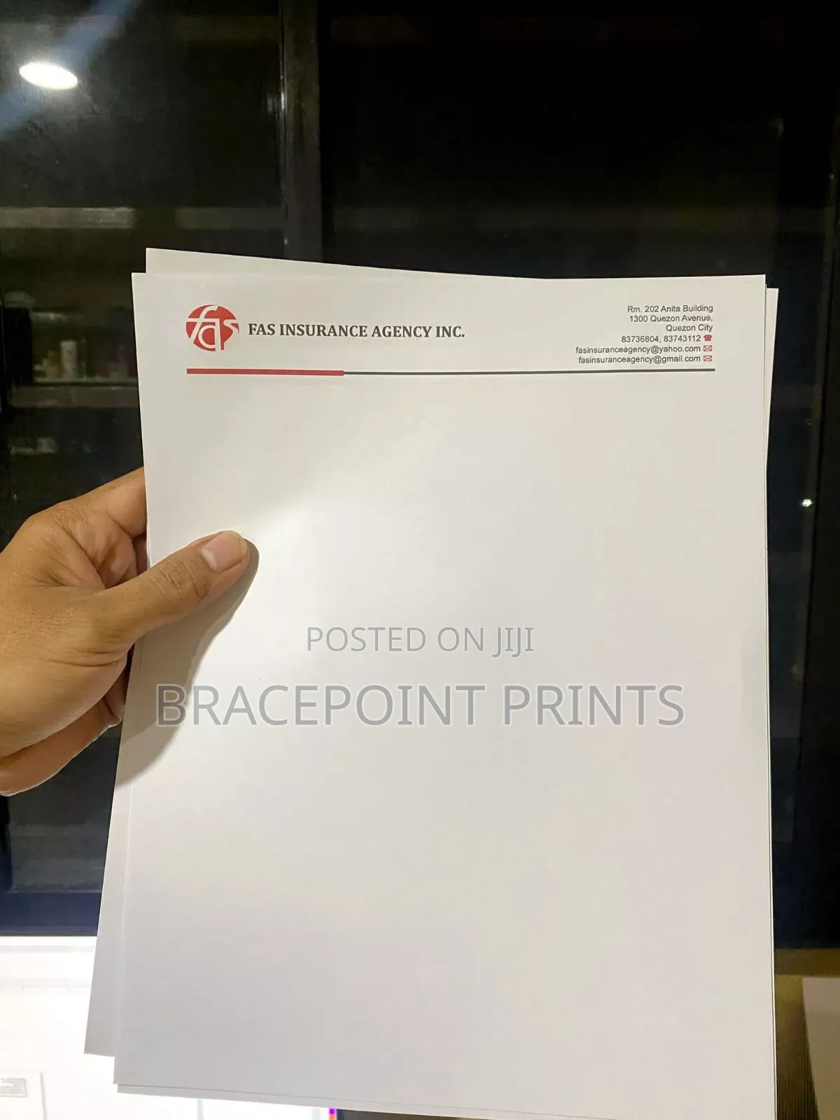 Headed Paper