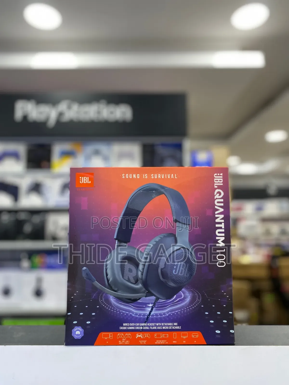 JBL Quantum 100 Wired Over-Ear Gaming Headset
