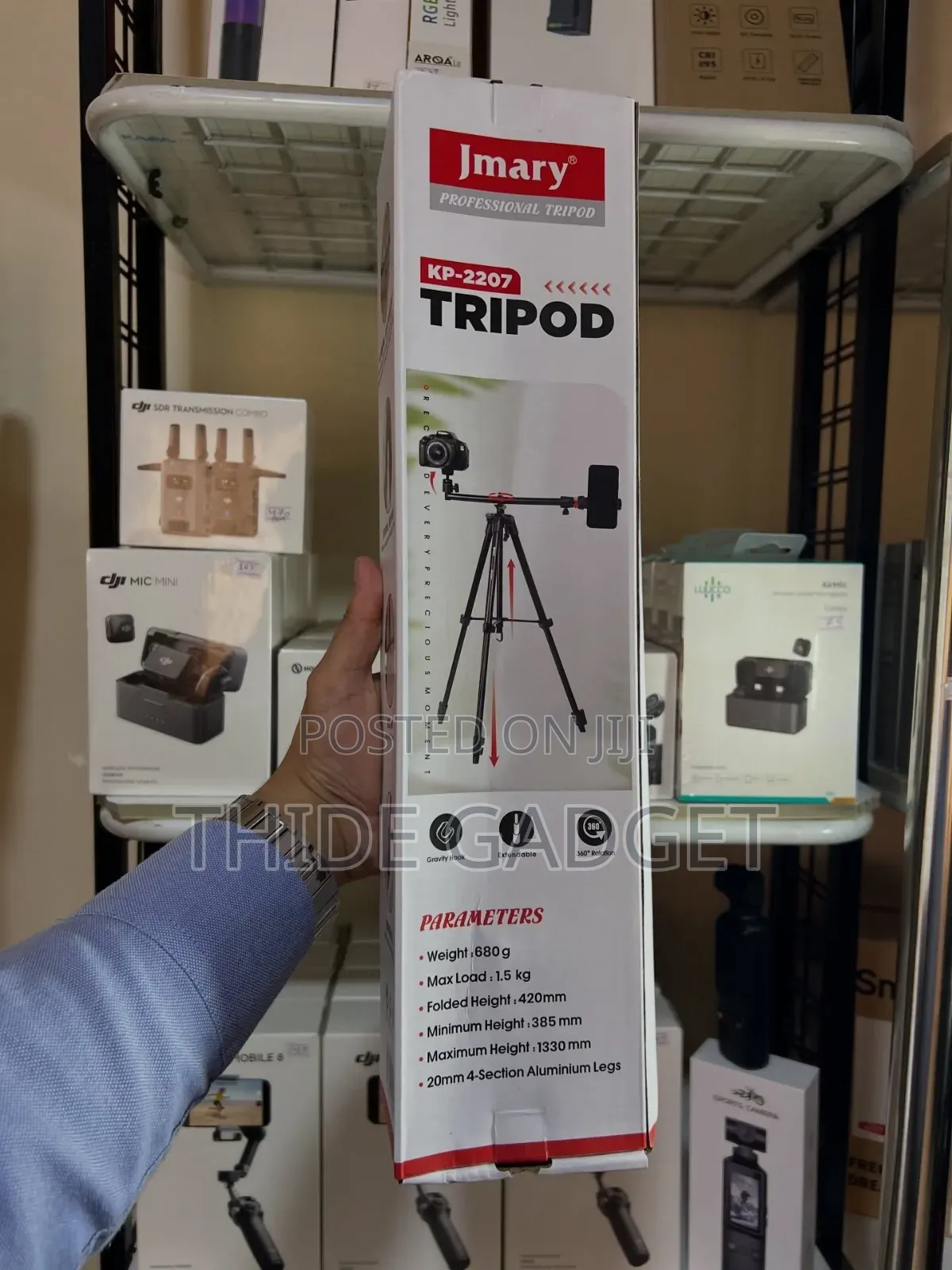 Jmary Kp-2207 Professional Tripod Phone Stand / Camera Stand