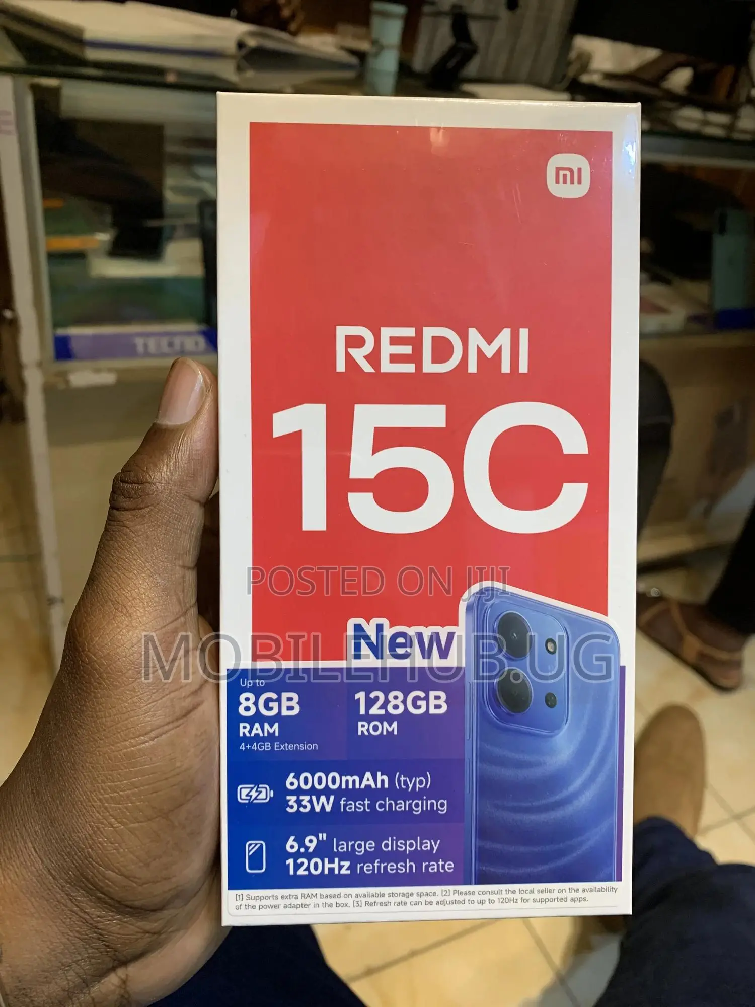 New Xiaomi Redmi 15C 4G 128 GB Blue