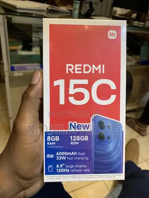 New Xiaomi Redmi 15C 4G 128 GB Blue