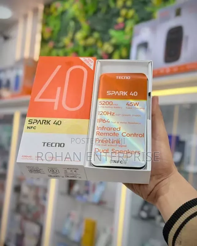 New Tecno Spark 40 256 GB Black