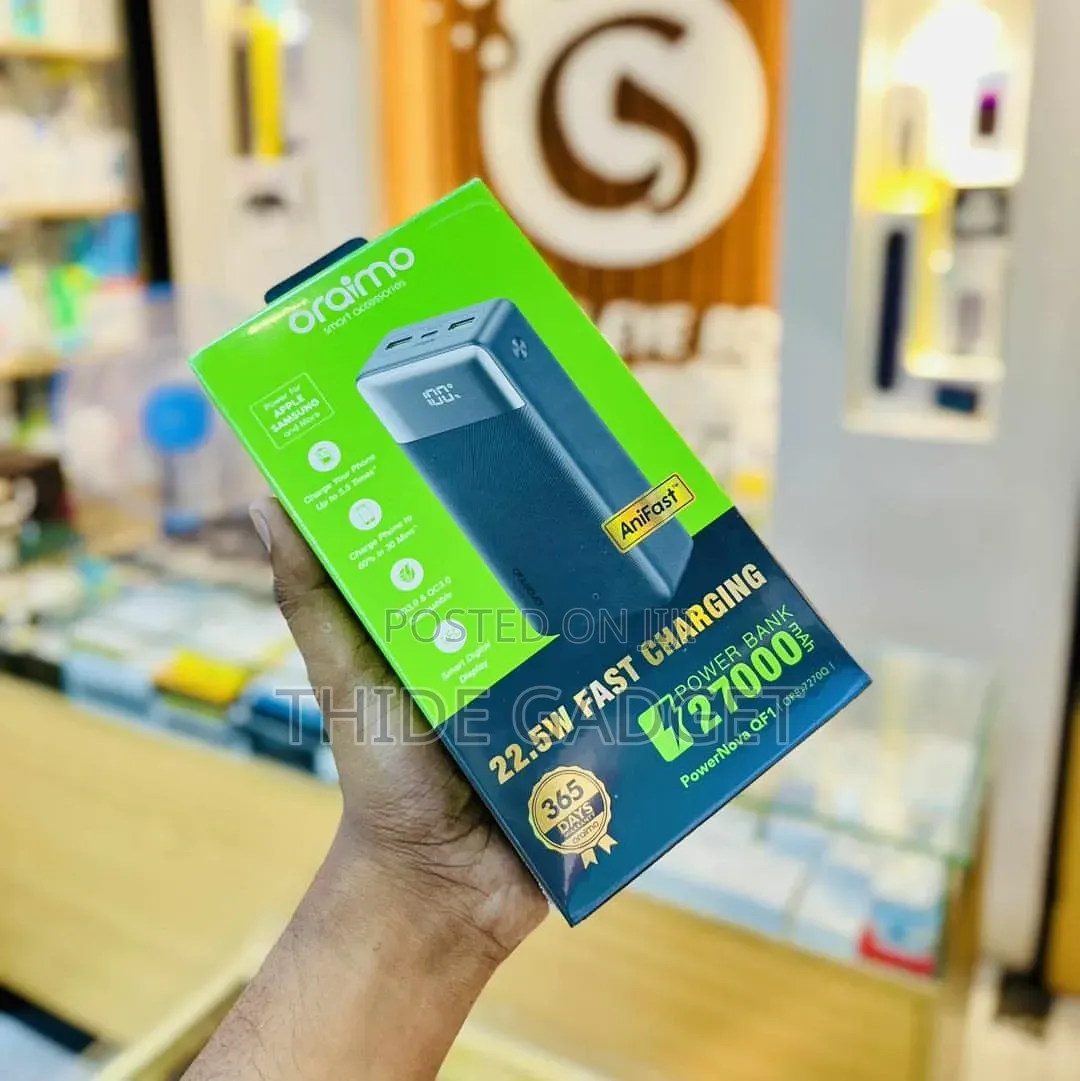 Oraimo Powernova Qf1 (27000mah) 22.5w Fast Charging Power Bank