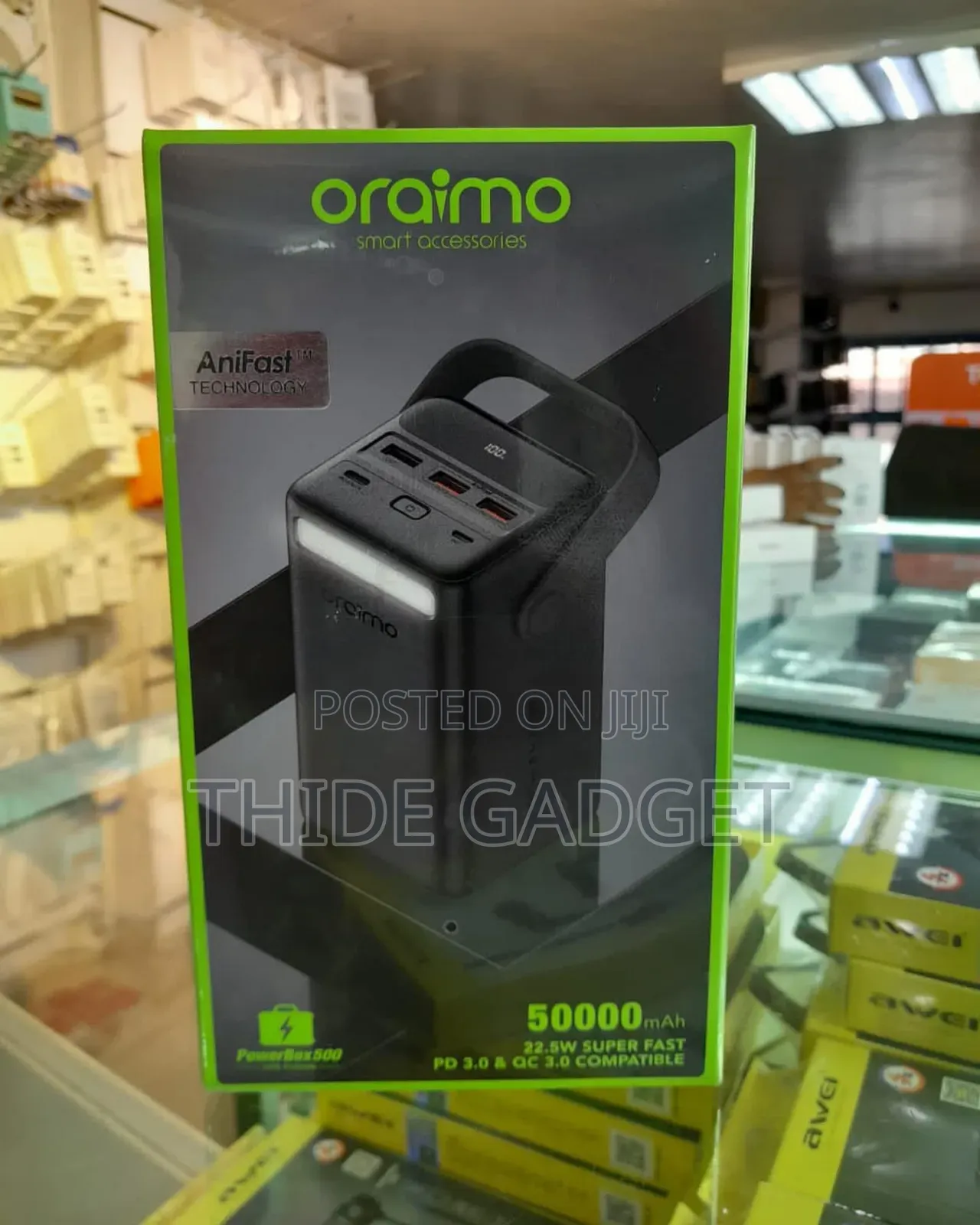 Oraimo Powerbox 500 (50000mah) 22.5w Super Fast Power Bank