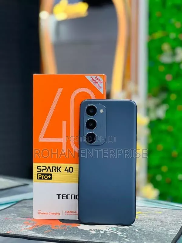 New Tecno Spark 40 Pro+ 256 GB Black