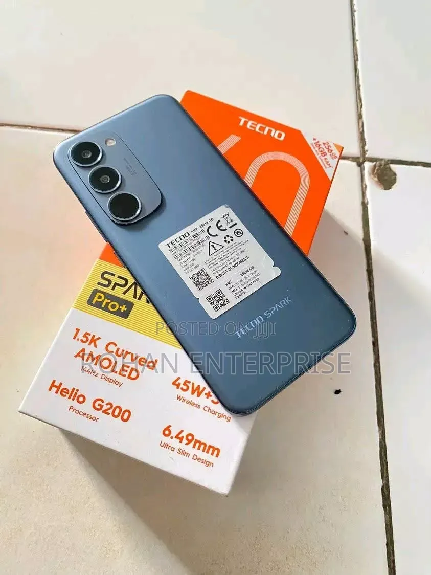 New Tecno Spark 40 Pro+ 256 GB Black