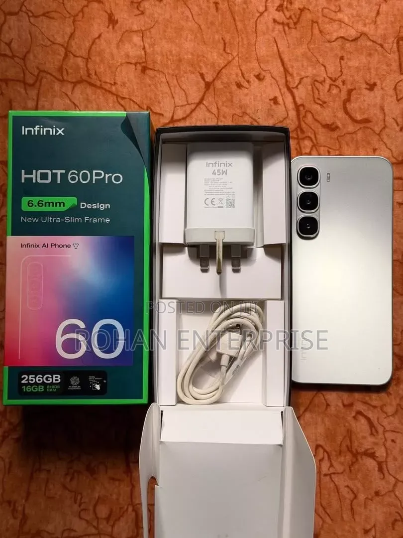 New Infinix Hot 60 Pro 256 GB Black