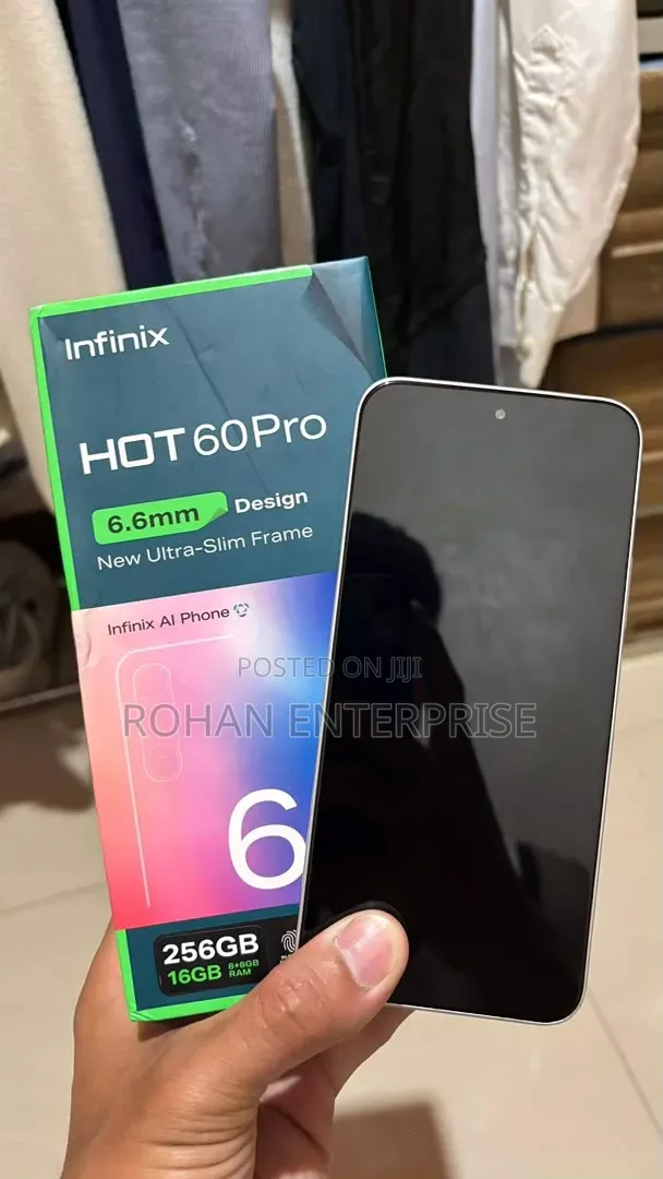 New Infinix Hot 60 Pro 256 GB Black