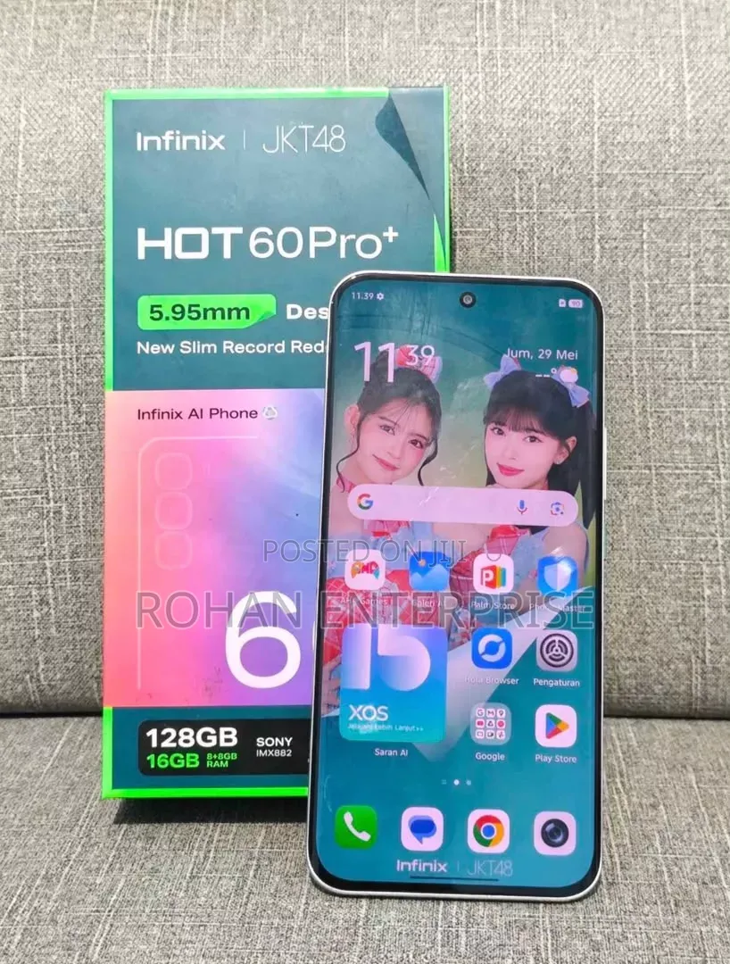 New Infinix Hot 60 Pro+ 128 GB Gray