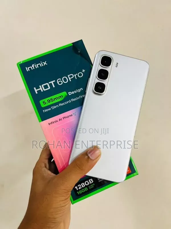 New Infinix Hot 60 Pro+ 128 GB White