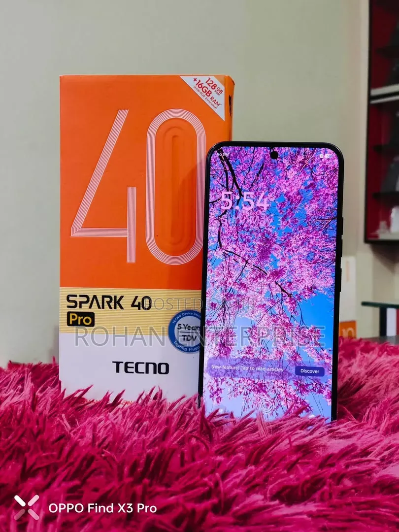 New Tecno Spark 40 Pro 256 GB Black