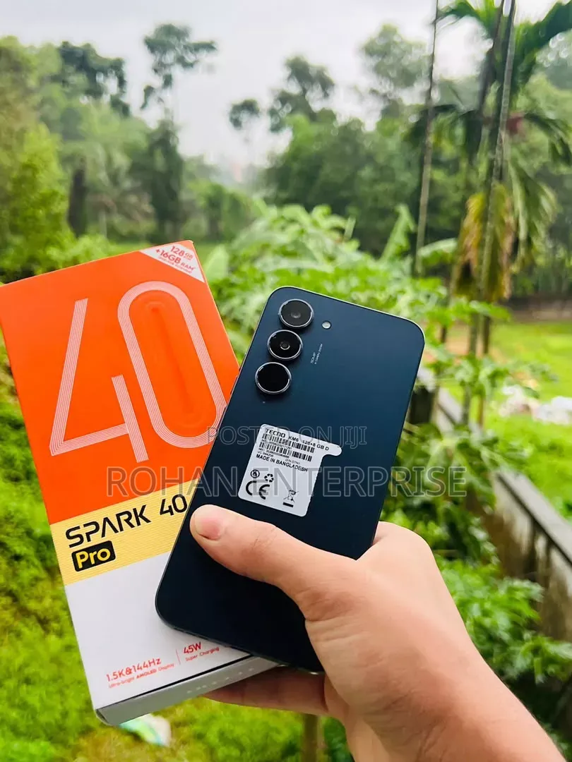 New Tecno Spark 40 Pro 256 GB Black