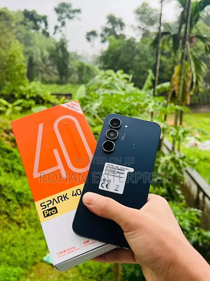 New Tecno Spark 40 Pro 256 GB Black