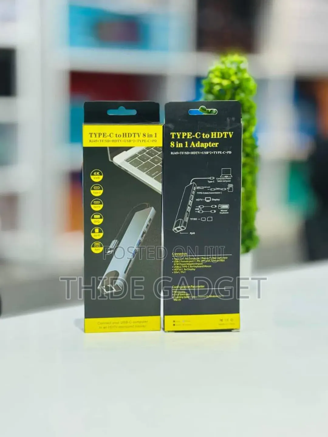 Type-C to HDTV 8-in-1 Multi-Function Hub Usb Hub